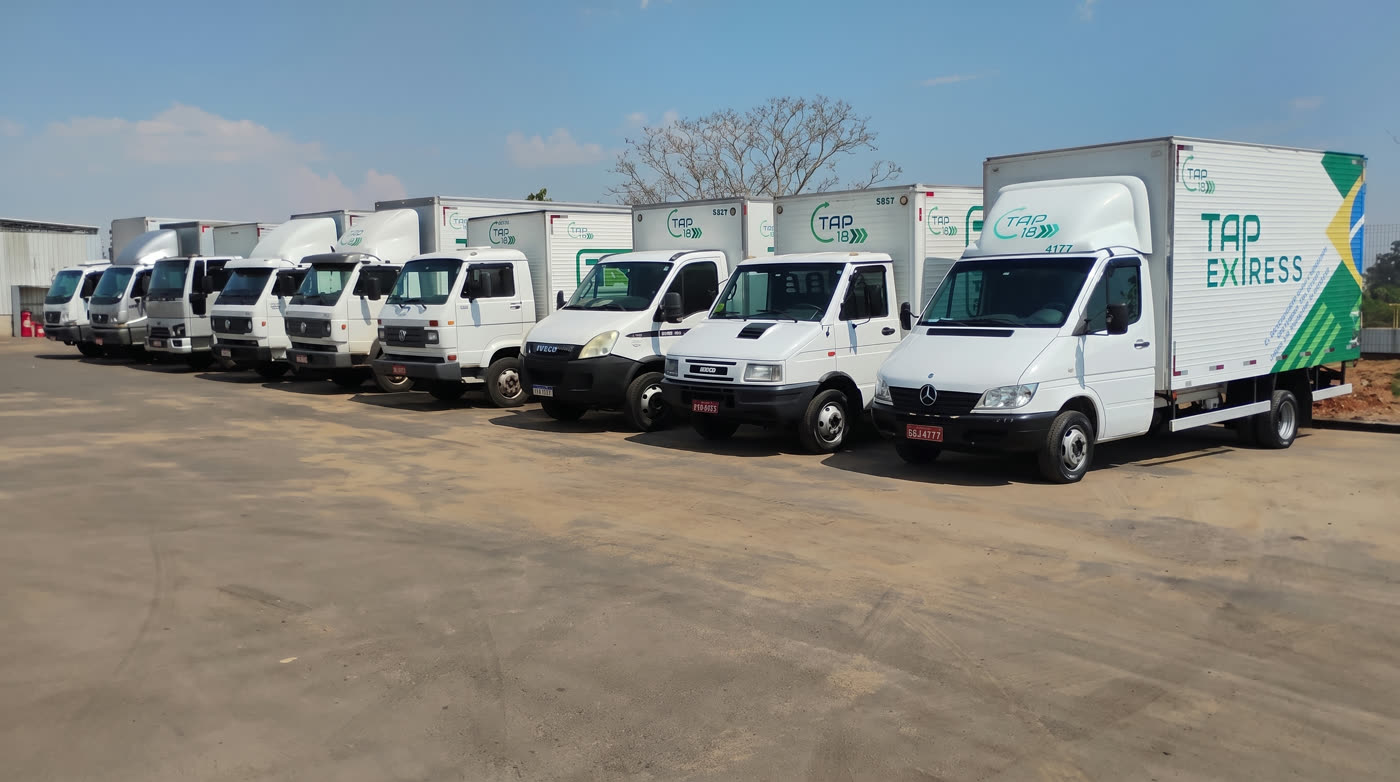 TAP Express delivery vehicles